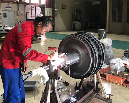 On-site selective electroplating.