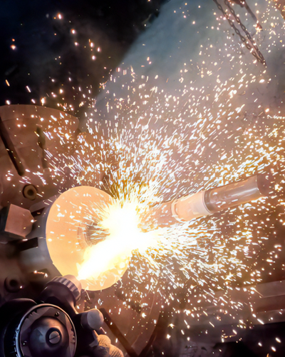 On-site thermal spray coating service.
